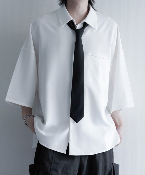 cussil（クシル） シャツ 半袖 「cussil/クシル」TRストレッチルーズ