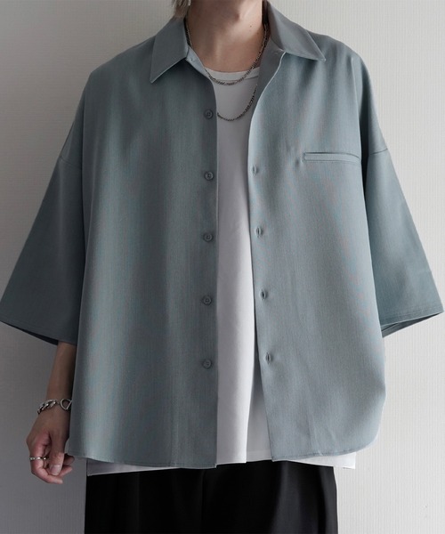 cussil（クシル） シャツ 半袖 「cussil/クシル」TRストレッチルーズ