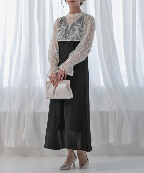 epic day（エピックデイ） ドレス レーストップス＆フレアドレス