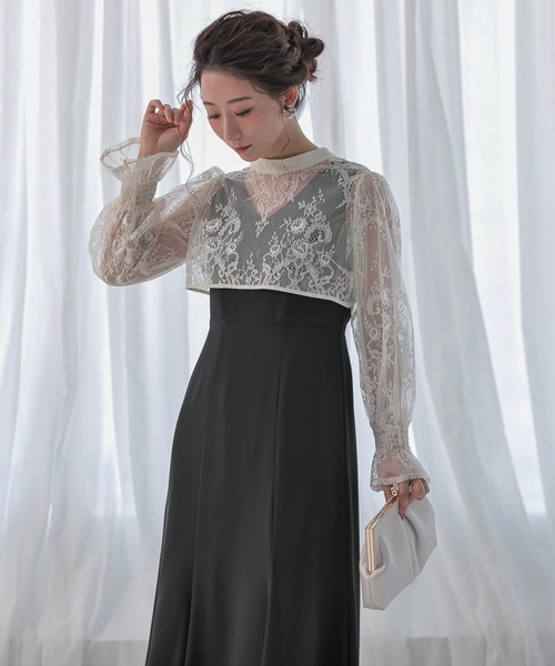 epic day（エピックデイ） ドレス レーストップス＆フレアドレス