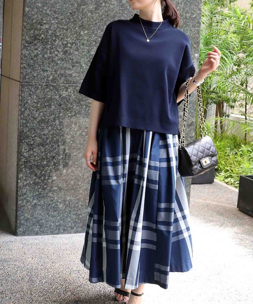 Jines ニット セーター ハイネックニットTプルオーバー