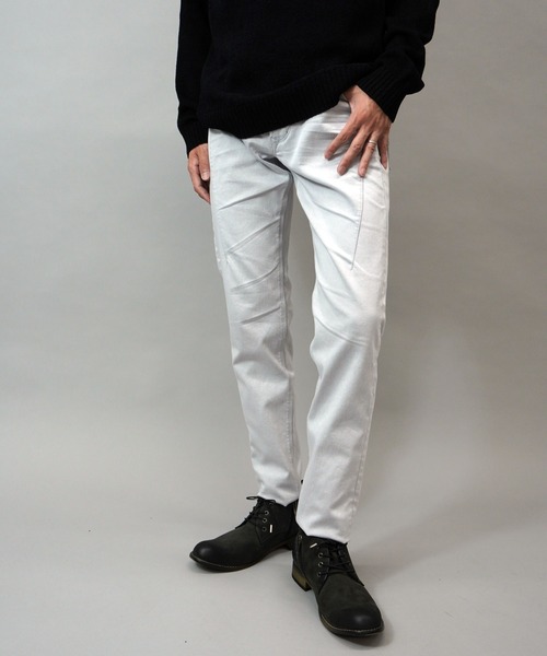 HACHIYARDS メンズ裏起毛ホワイトパンツ スウェットパンツ 裏起毛 BOX NSE JOGGER ボトムス ジョガー
