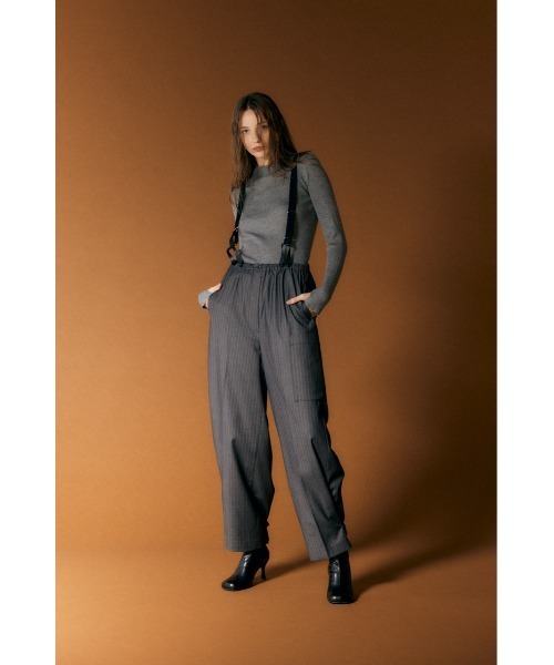 PLUS（AZUL BY MOUSSY） パンツ 「PLUS」マニッシュサスペンダーパンツ