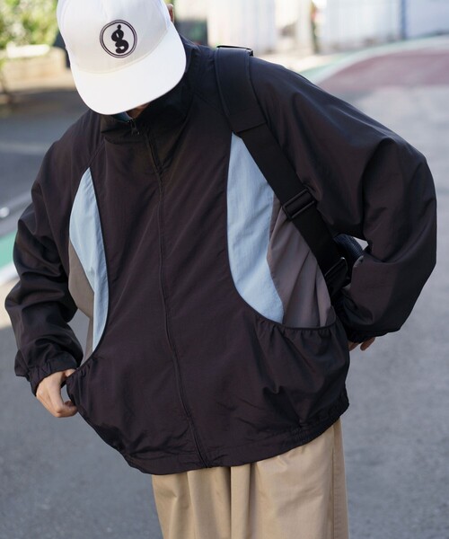 everyone epic nylon track jacket (NAVY) | everyone