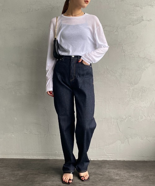 YANUK LEA デニムパンツ サイズ24 ボーイズストレート