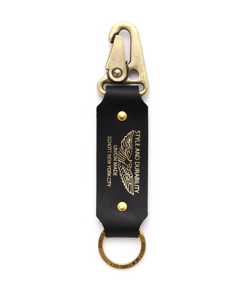 ショットキーホルダー　Schott US Schott N.Y.C (ショット) BRASS KEY RING ブラス キーリング