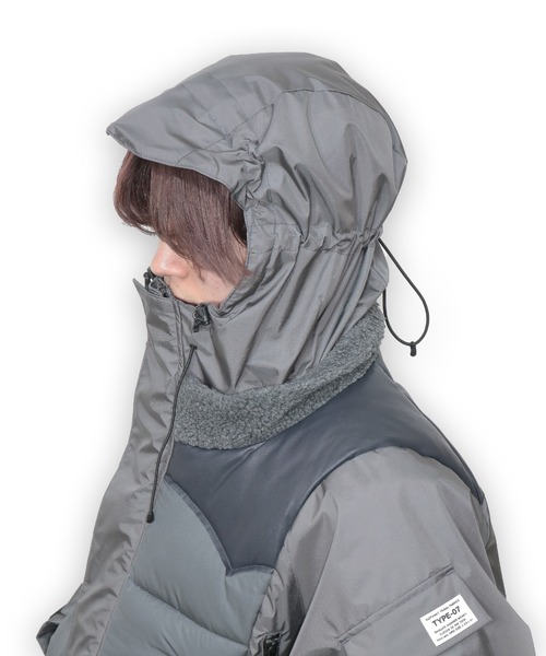 ブルゾン アウター elephant TRIBAL fabrics Down Vest Mountain Parka Shell メンズの画像