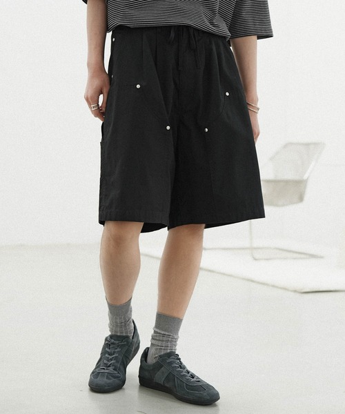 WYM LIDNM ハーフパンツ ワイドパンツ パンツ UTILITY WIDE SHORTS 
