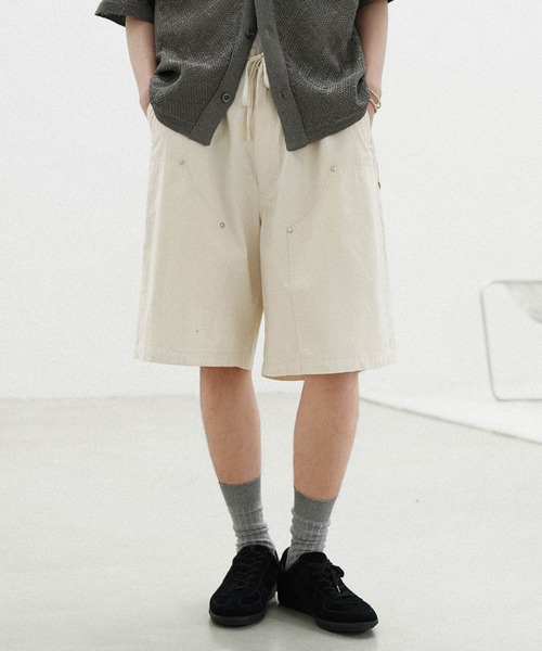 WYM LIDNM ハーフパンツ ワイドパンツ パンツ UTILITY WIDE SHORTS