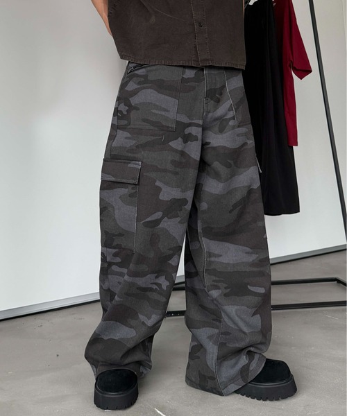 Engineered Garments 迷彩パンツ XS FA Pant - 6.5oz Flat Twill olive camo / 迷彩 カモ柄