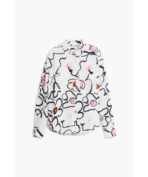 ブラウス シャツ DAISYSHIRT アート シャツブラウス レディース