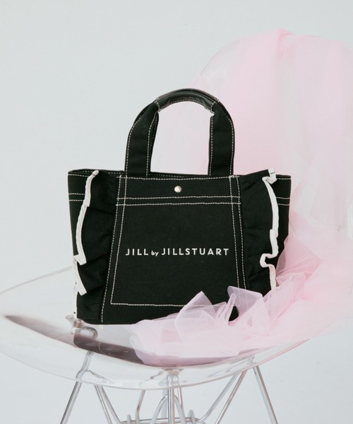 アイドル写真付きフリルバッグ JILL by STUART トートバッグ バッグ フリルトート小 レディース