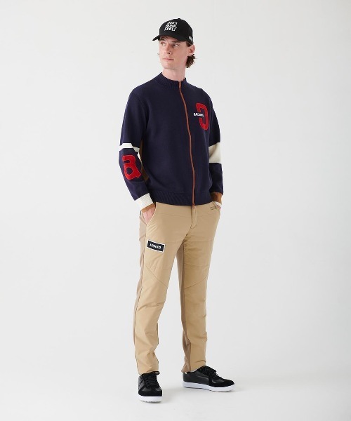 archivio ブルゾン アウター 「MENS」ウール混配色ジップ