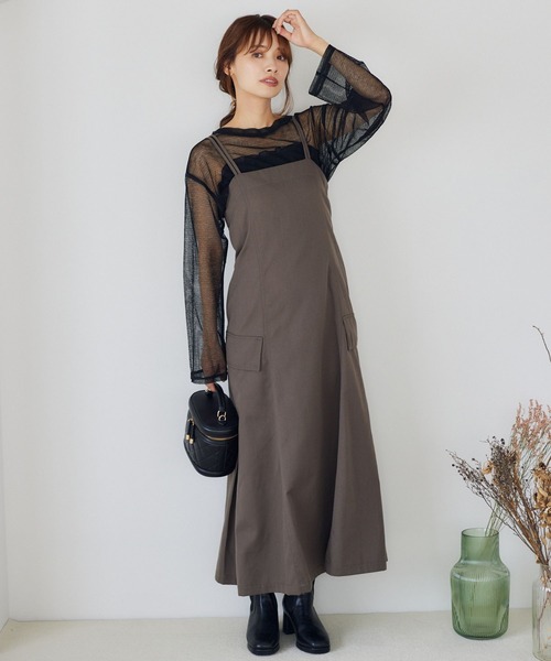 mysty woman tシャツ シアーボーダープルオーバー 149265