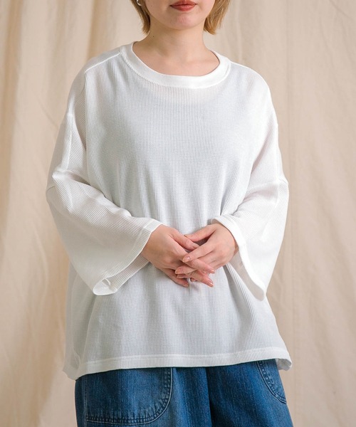 tシャツ 「Brocante / ブロカント」 度詰ワッフル ココンロンTシャツ レディース
