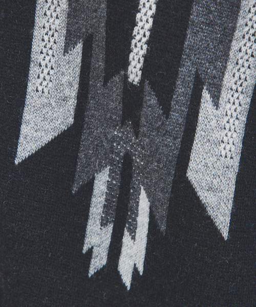 DESIGNWORKS（デザインワークス） カーディガン 「チマヨ柄」ジップ