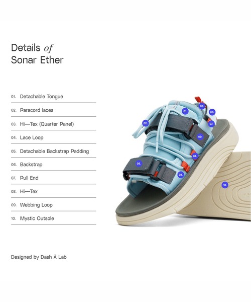 HIJACK SANDALS（ハイジャックサンダル） サンダル SONAR Ether 