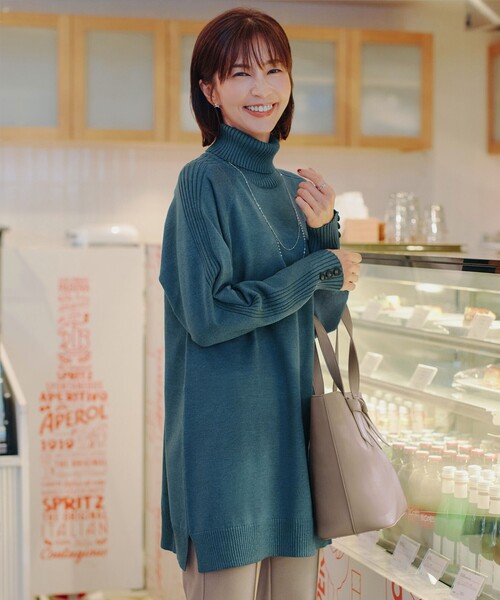 familiar チュニック セーター ネイビー 100 美品 クリーニング済み familiar チュニック セーター ネイビー 100 美品 クリーニング済み