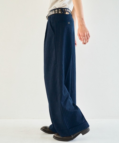 新品Camphor wood 2tuck super baggy slacks 2tuck wide baggy flare slacks – CAMPHOR WOOD - OFFICIAL