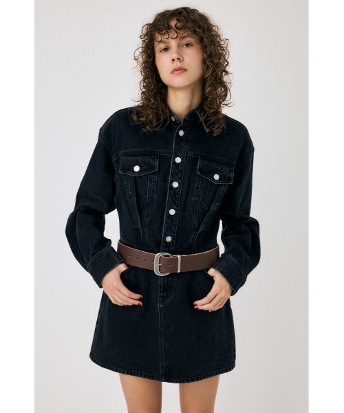【絶品】 ミニ REMAKE TUCK WAIST ワンピース MOUSSY ドレス ZOZOTOWN : ワンピース