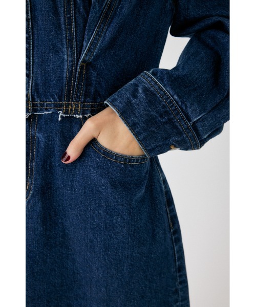 MOUSSY WAIST TUCK REMAKE ドレス ¥17,380 WAIST TUCK REMAKE ミニ ドレス（ワンピース）｜MOUSSY