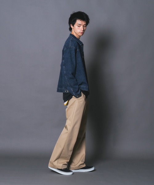 [美品] ディッキーズ　チノパン　ワイドストレート　ビンテージ Dickies - Dickies ディッキーズ チノパン ストレート サイズ26
