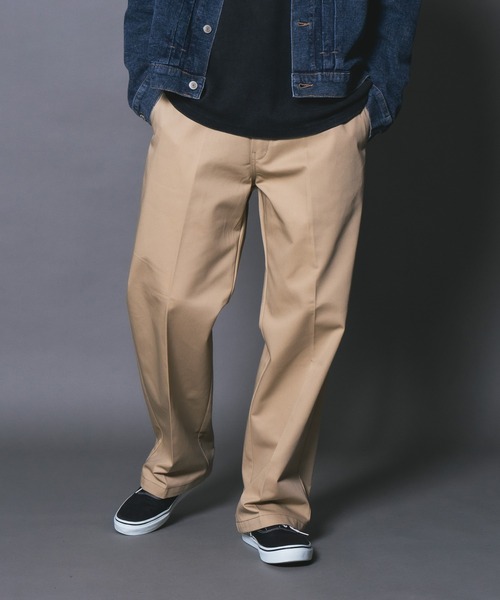 [美品] ディッキーズ　チノパン　ワイドストレート　ビンテージ DICKIES】ワイドストレート チノパンツ | FREDY & GLOSTER