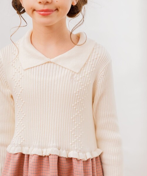 組曲（KUMIKYOKU） ワンピース 「110-140cm」千鳥ドッキング