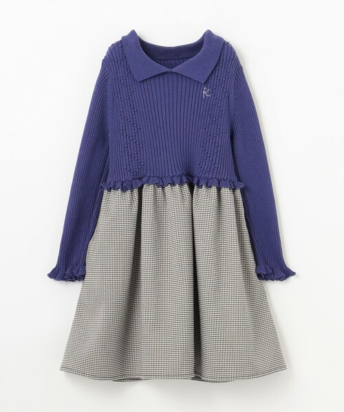 組曲（KUMIKYOKU） ワンピース 「110-140cm」千鳥ドッキング