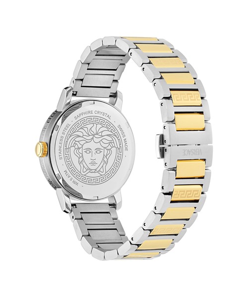 VERSACE V-Helix Ivory Dial Leather Watch Versace VQG010015 V-Helix Ladies Quartz Watch main image 4