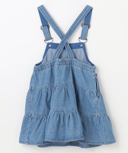 chloe ジャンパースカートトップス　デニム　2歳 Lee ジャンパースカート 「70-90cm」ベビー ファーストデニム