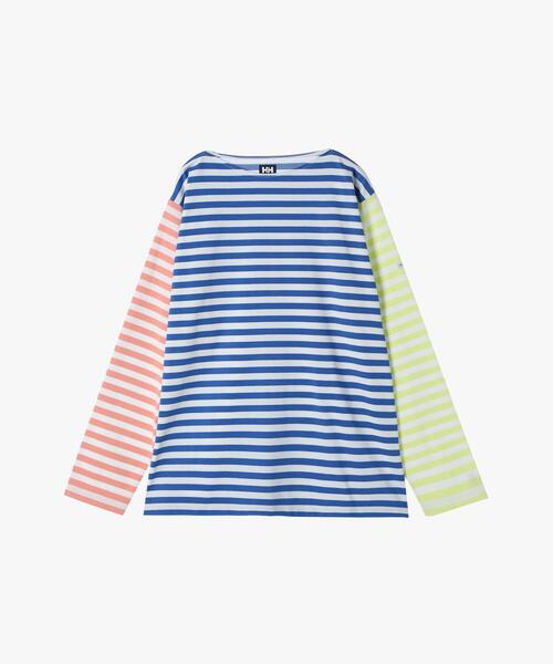 tシャツ agnes b. x HELLY HANSEN ロングスリーブマリンボーダーティー（ユニセックス） レディース メンズ