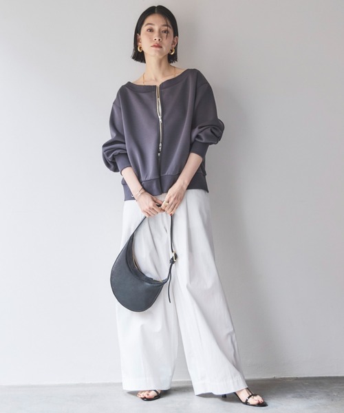 DOUX ARCHIVES パンツ タックワイドパンツ レディース