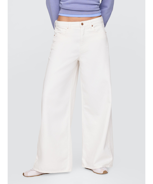 ★ Jeans★ ローライズ バギーデニム 白 レディース GAP ジーンズ デニム デニムパンツ ローライズ エクストラバギー