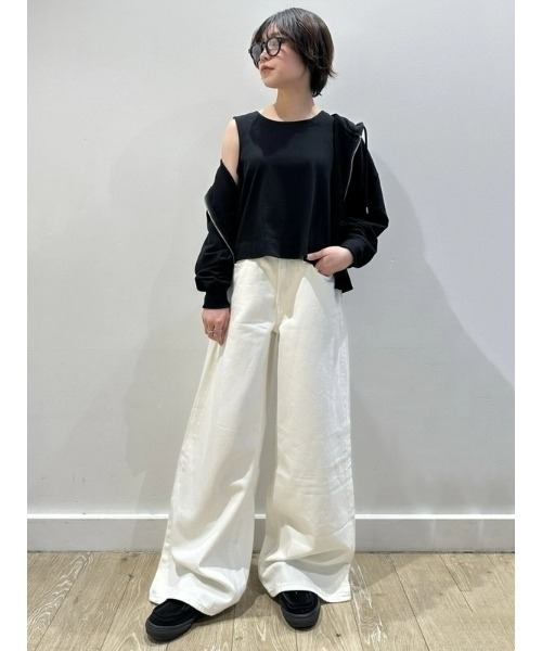 ★  Jeans★ ローライズ バギーデニム 白 レディース GAP ジーンズ デニム デニムパンツ ローライズ エクストラバギー