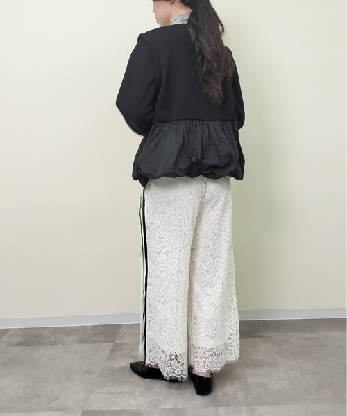 Virca ワイドパンツ パンツ サイドラインレースパンツ レディース