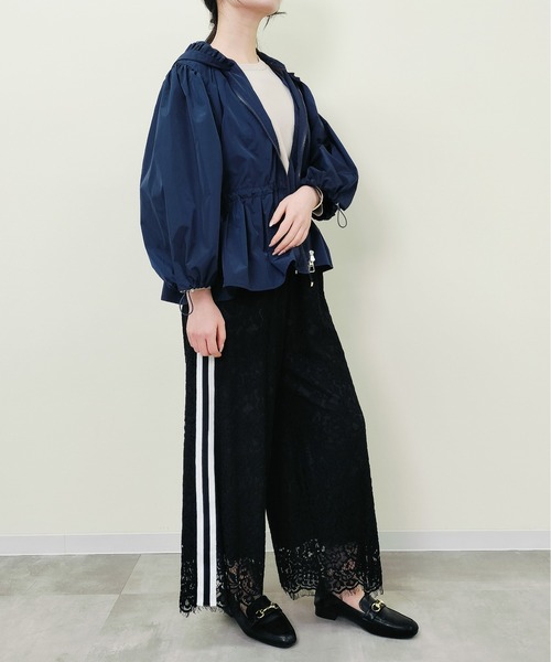 Virca ワイドパンツ パンツ サイドラインレースパンツ レディース