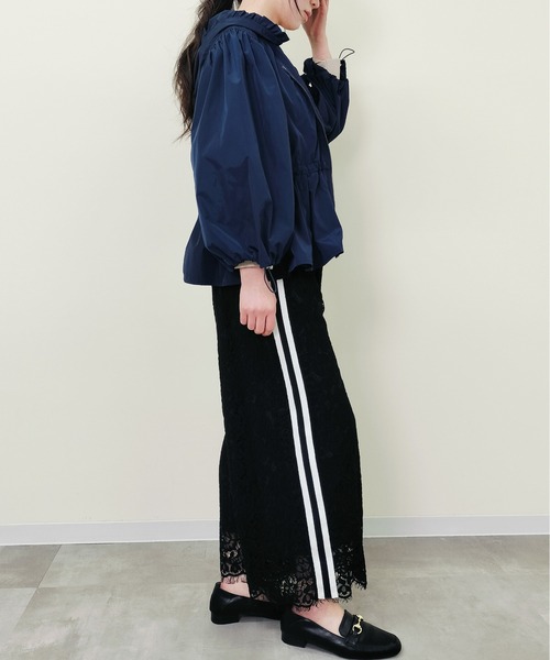 Virca ワイドパンツ パンツ サイドラインレースパンツ レディース