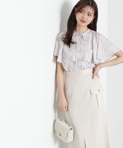 PROPORTION BODY DRESSING ブラウス シャツ 半袖レイヤード