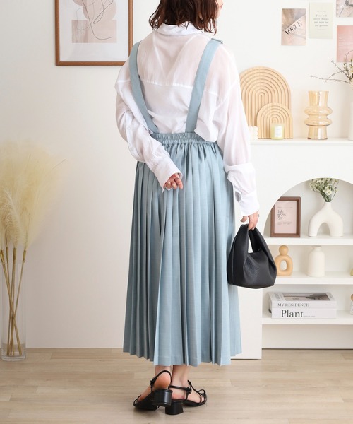 美品　アニエスベーアンファン　プリーツ　ワンピース　ジャンバースカート FUNALIVE（ファンアライブ） ジャンパースカート nohea プリーツ