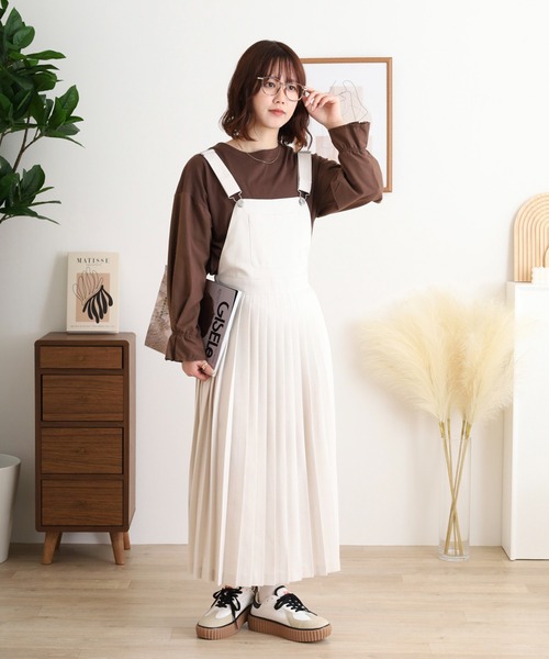 Y's　サロペットスカート SPOTTED DENIM SALOPETTE SKIRT(XS Grey): Y's｜THE SHOP YOHJI