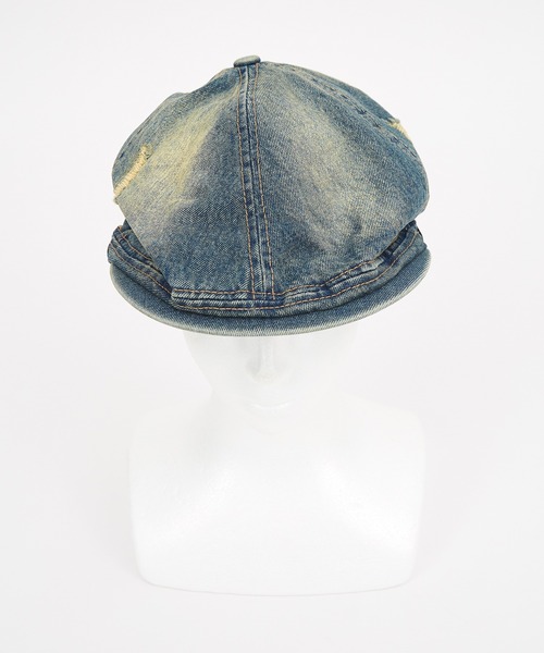 帽子 ベレー帽 レディース an meets zakka ビンテージテイストダメージ