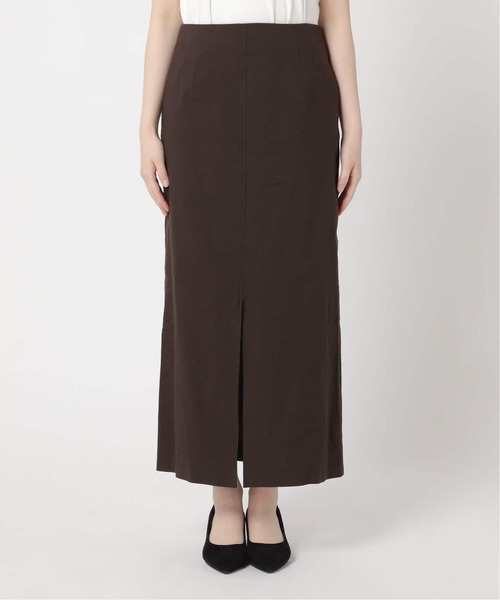 JOURNAL STANDARD L'ESSAGEリネンストレッチタイトスカート journal standard L'essage スカート 「追加」バイオリネン