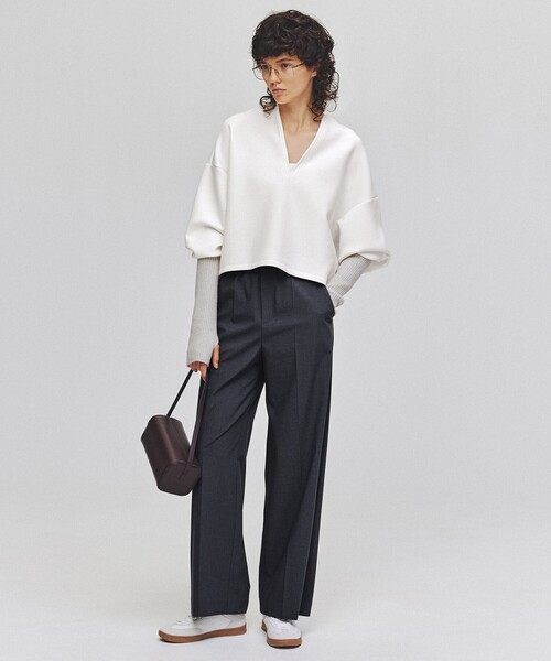 UNFILO カットソー UNFILO 「UNFILO」 長袖カットソー SMALL ブラック レディース