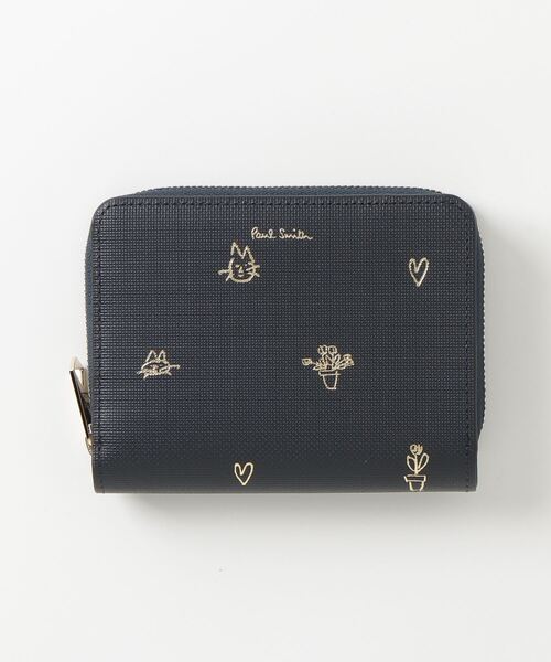 Paul Smith 財布 ミックスドゥードゥル 2つ折り財布 / 555409
