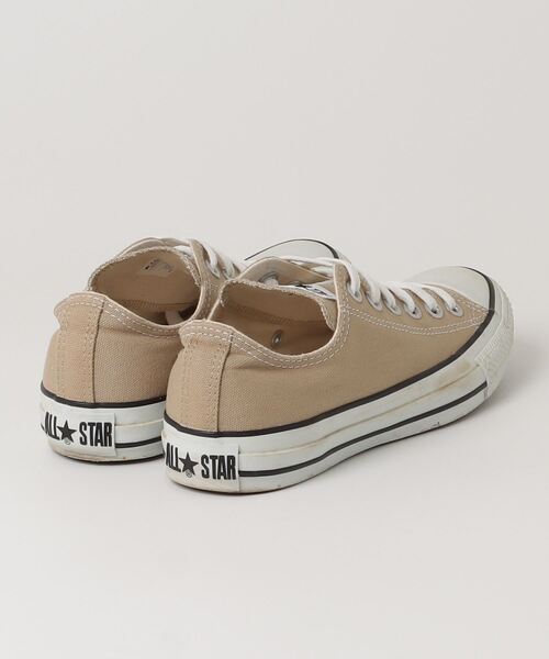 「CONVERSE」 ローカットスニーカー 24.5cm ベージュ レディース
