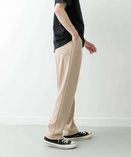   ベージュ スリムフィットパンツ Lサイズ ITEMS URBANRESEARCH（アイテムズ アーバンリサーチ） パンツ 1-tuck