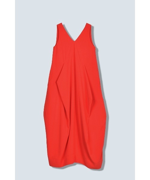 OMMO（オーエムエムオー） ワンピース IRREGULAR PATTERN V NECK OP