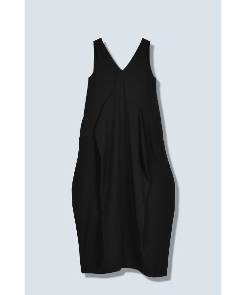 OMMO（オーエムエムオー） ワンピース IRREGULAR PATTERN V NECK OP