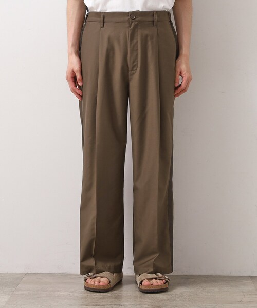 THE SHOP TK パンツ TRワイド側章パンツ メンズ : ZOZOTOWN Yahoo!店